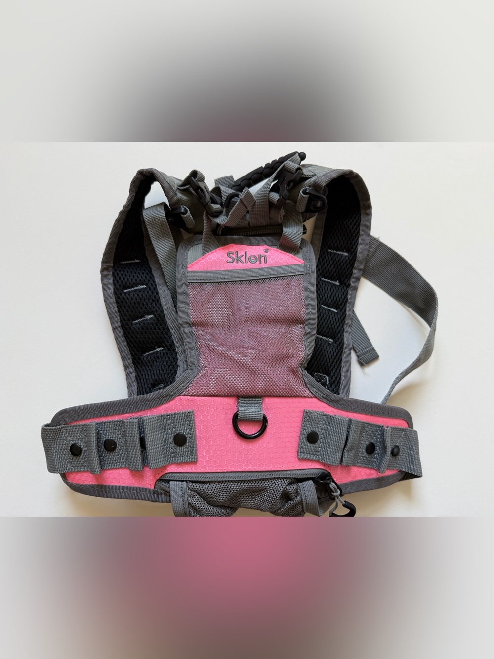 Sklon Ski Snowboard Adjustable Harness Trainer for Kids - Gray/Pink